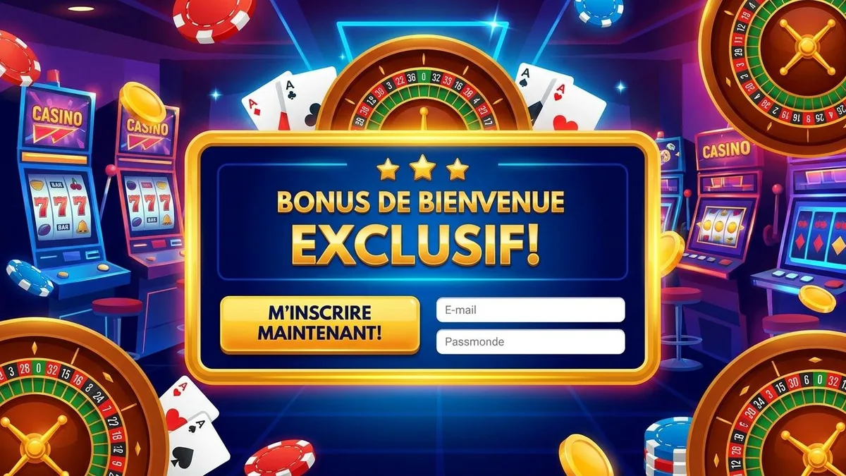 Inscription avec bonus